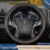 Toyota Prado/Land Cruiser 24: Ультратонкая противоскользящая оплетка на руль из натуральной кожи