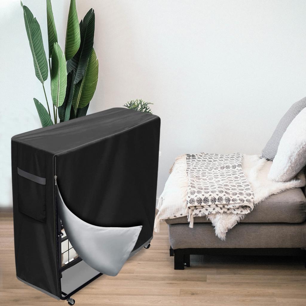 Чехол для складной кровати на открытом воздухе 210D Ткань Оксфорд легко моется водостойкий складной чехол для хранения кровати