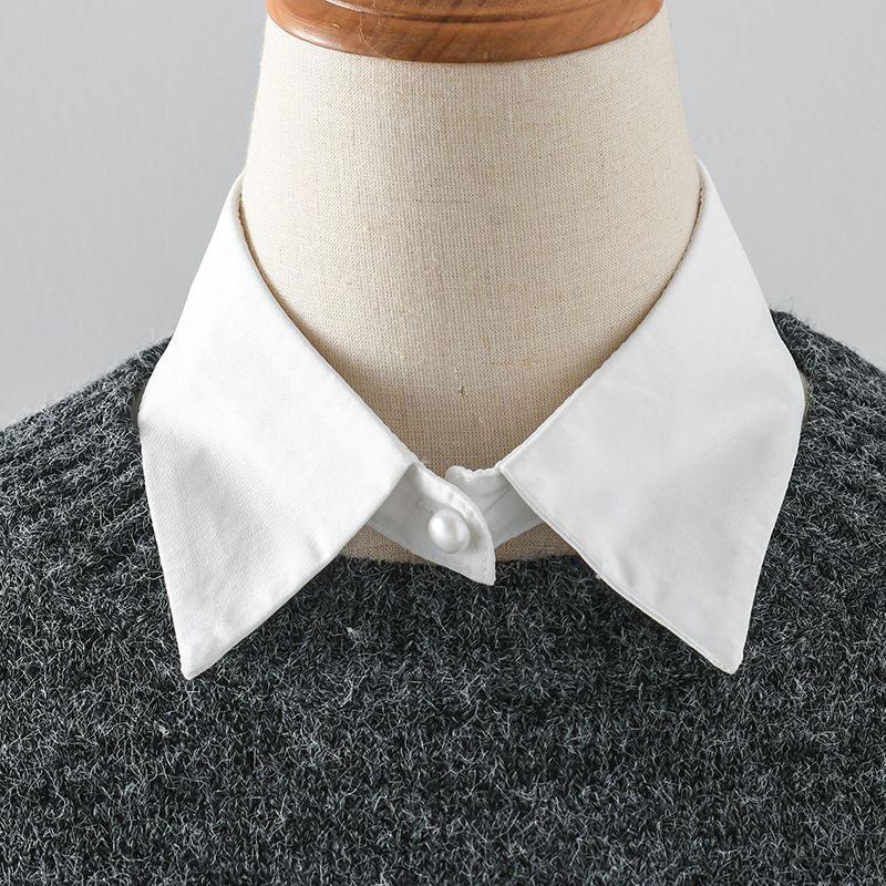 Perfect Match White Stand Collars Detachable Fake Collar Simplicity Fashion Faux False Collar For Women Girls