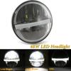 5,75-дюймовая черная светодиодная фара Halo Angel Eyes для Triumph Sportster 1200 883 Street 500 750 5-3/4" проекторная круглая фара