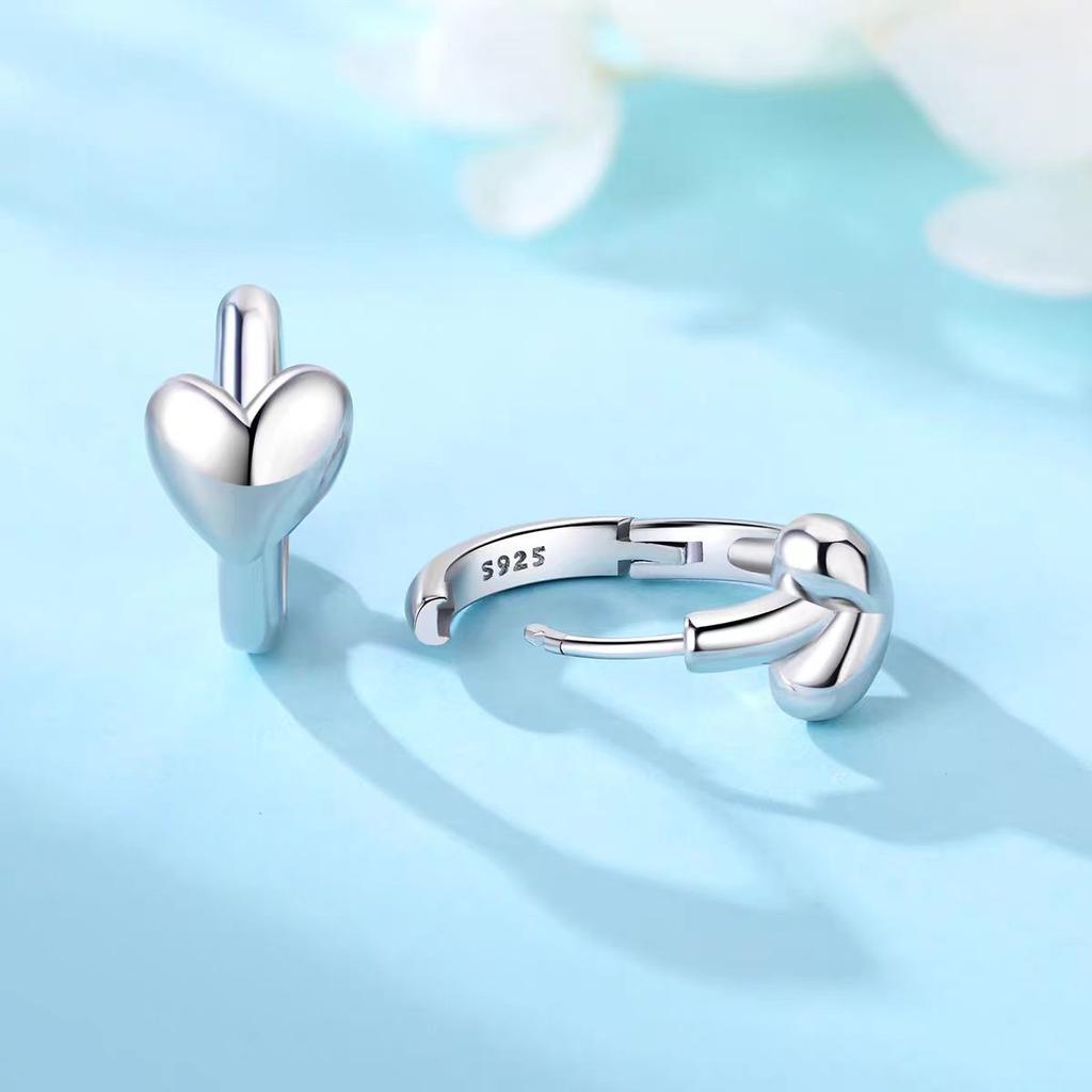 New Earrings DIy Style Earrings High-end Niche Design S925 Silver Earrings, Personalized Jewelry Gift