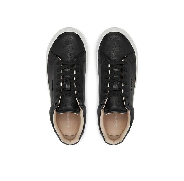Кроссовки Calvin Klein Cupsole Lace Up W/Ml HW0HW02288 черный