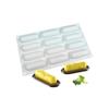 Silicone Eclair Shape Baking Molds Flexible Dessert Tray for Home Bakers, Multi-Cavity Mousse Cake Pastry and Chilling Dessert Preps