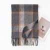 Autumn and Winter Classic British Imitation Cashmere Scarf Winter Plaid Warm Tassel Scarf Couple High End Atmosphere Scarf