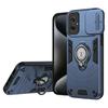 For Motorola Moto G55 5G Case Slide Camshield Kickstand PC+TPU Phone Cover