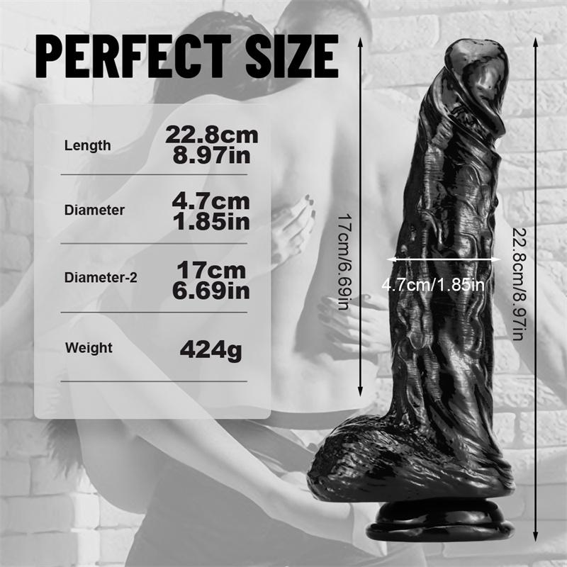 Female Dragon Root Dildo Oversized Super Rough Model Dildo Masturbator