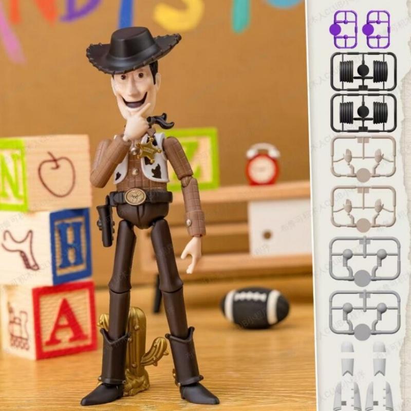 New Blokees Toy Story Blind Box Vol.01 Woody Jessie Buzz Lightyear Action Figures Assembled Poseable Kits Gift Model