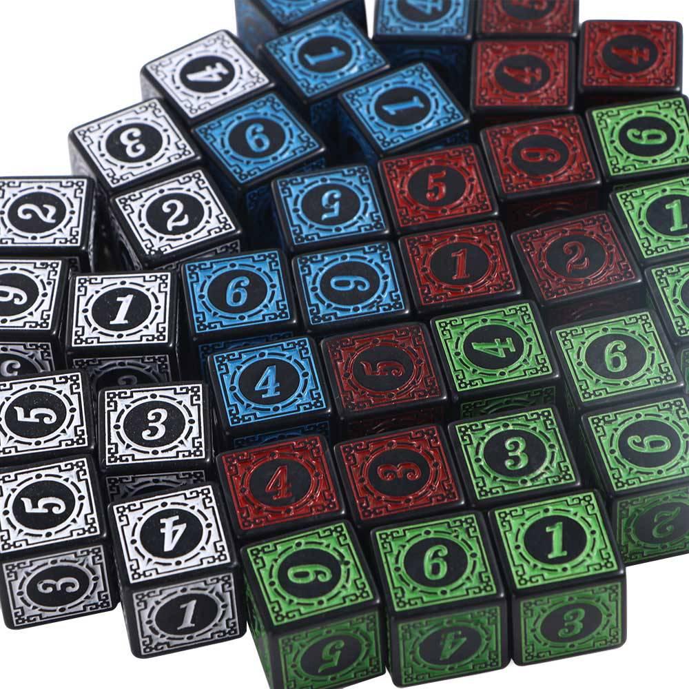 10pcs Role Playing Game Table game Acrylic Multi Sided Polyhedral Dices
