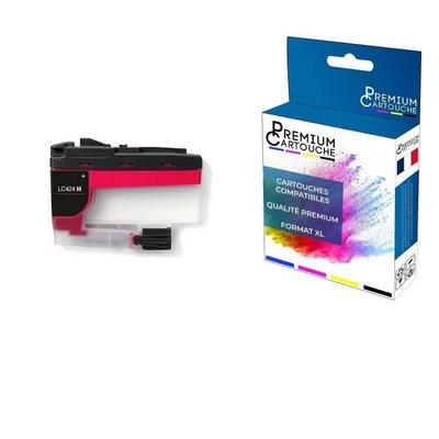 Картридж для BROTHER LC424 LC424XL Совместимый Пурпурный x 1 - ПРЕМИУМ КАРТРИДЖ с DCP J1200W.