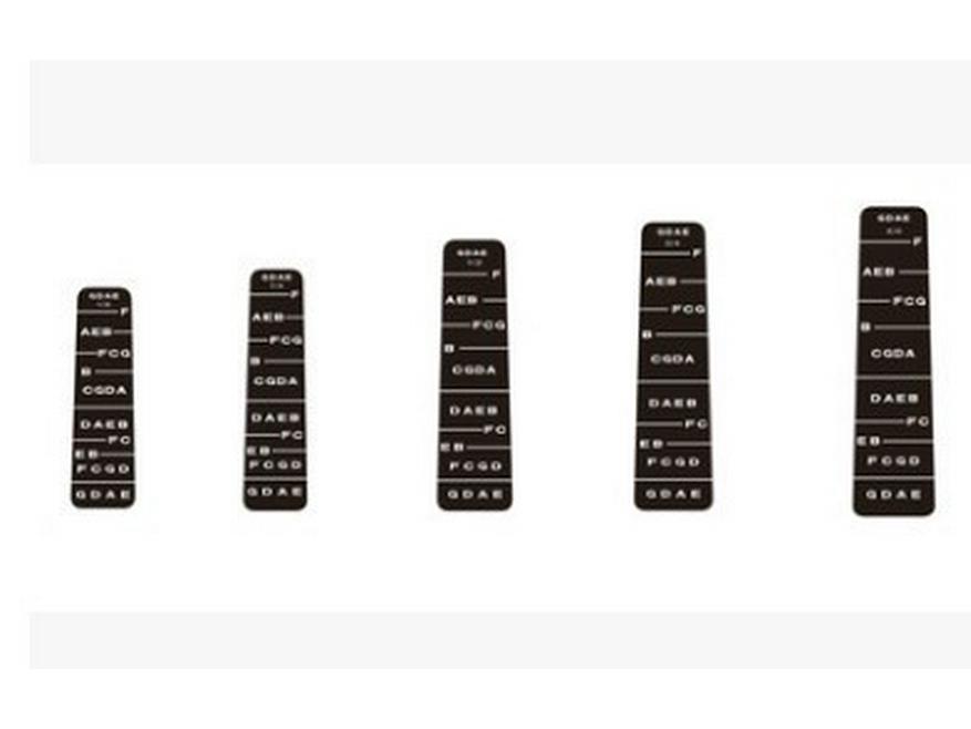 Violin Fingerboard Scale Sticker Chart: Easy-to-Use Guide