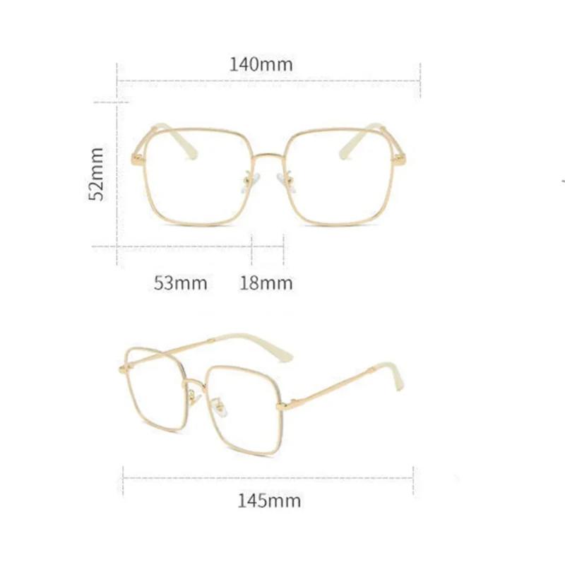 Luxury Anti Blue Light Glasses Men Women Diamond Studded Oversized Square Eyeglasses Computer Goggles Eyewear Glitter Frame