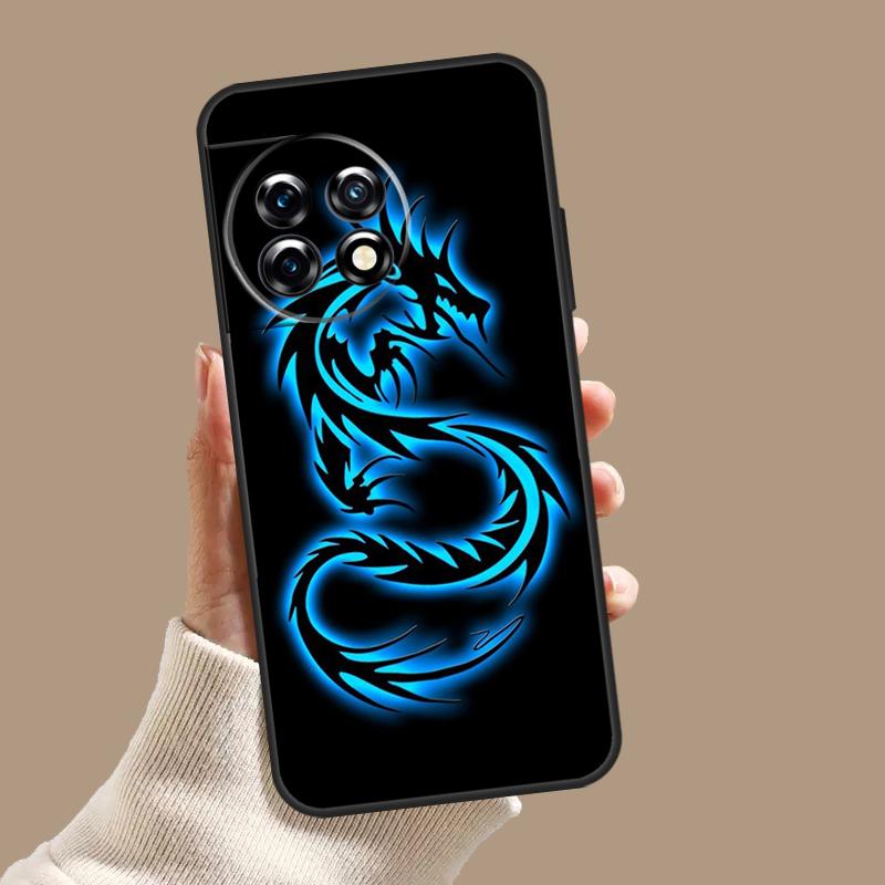 Древний японский чехол с драконом для OnePlus Nord 5 CE 3 4 Lite N20 N30 OnePlus 15 13 12 11 10T 13T 13R 8 9 10 Pro