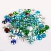 Round Gift Marbles Flat Stone Mixed Color Accessories Craft Fish Tank Beads Glass Stones Aquarium