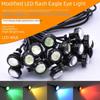 Светодиодный фонарь подсветки номерного знака мотоцикла Eagle Eye 12 В - водонепроницаемый, высокая яркость, дневной ход, стоп-сигнал