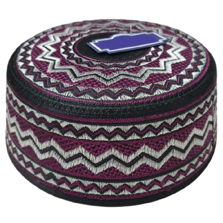 Тюрбаны для мужчин Дышащая хлопковая шляпа куфи Круглая арабская шляпа Исламская шапочка-тюбетейка