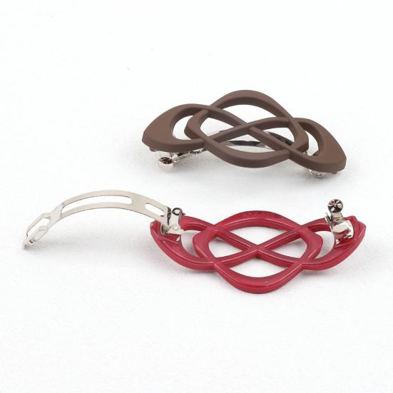 2Pcs Vintage Hair Barrettes French Style Hair Clips Women Girls Matte Finish Hair Pins Hair Accessories