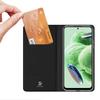 Dux Ducis Skin Pro Wallet Case for Xiaomi Redmi Note 12 Pro+ with Stand and Card Slot - Black