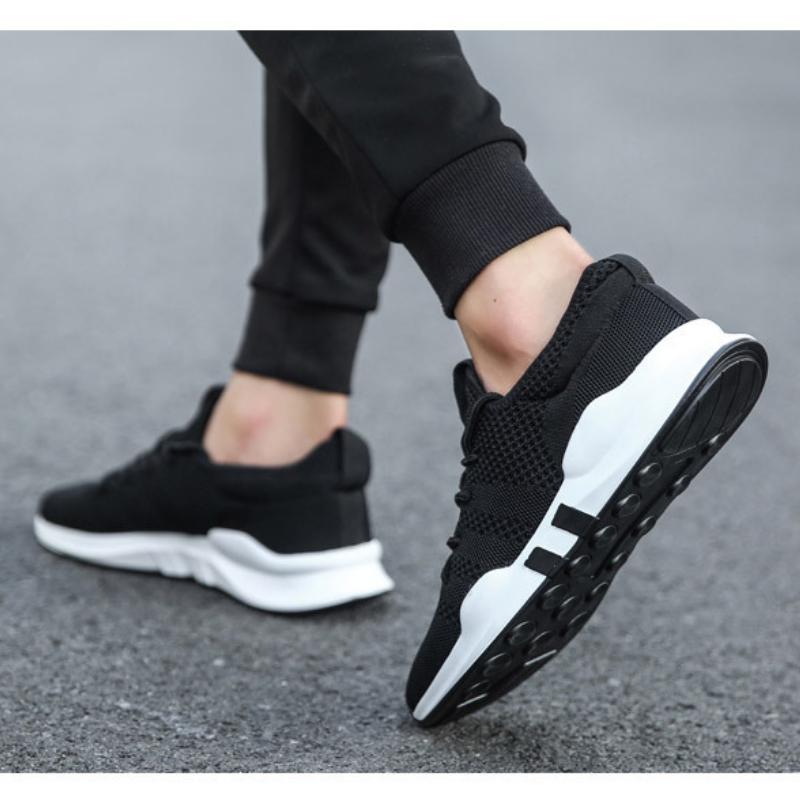 Мужские летние повседневные спортивные кроссовки Дышащие Новая мужская обувь Для улицы Ходьба Мужские Противоскользящие Бег Универсальные Модные Кроссовки Homme
