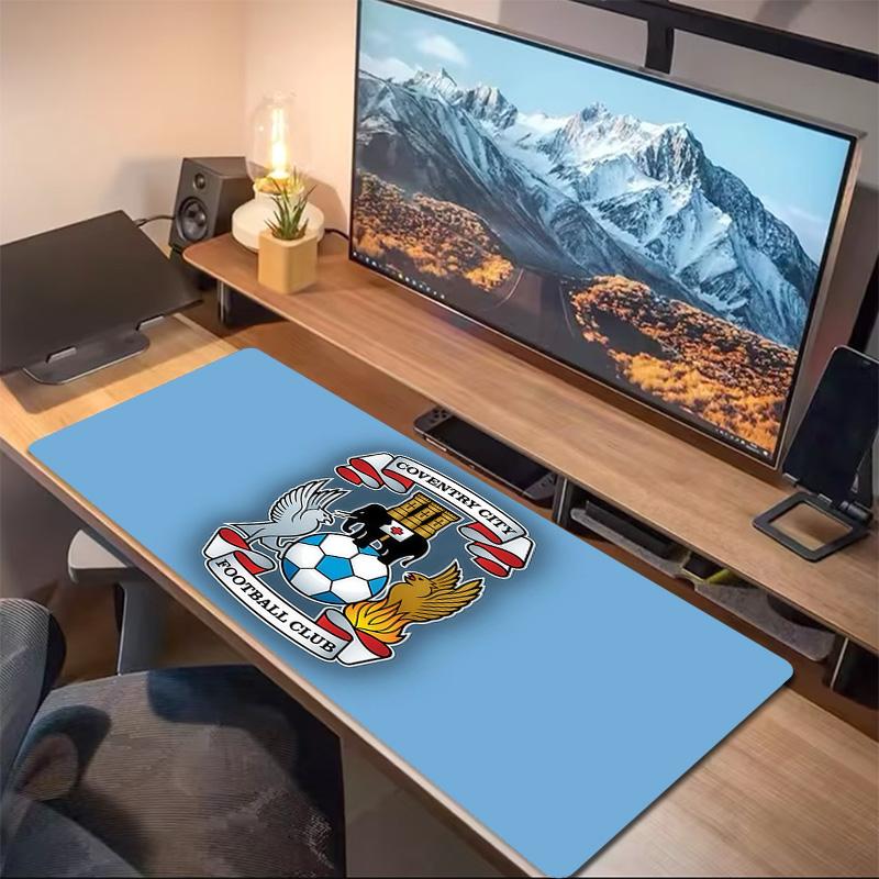 Coventry City Print Cushion Non-slip Laptop Tablet Big Mousepad XXL Mat Mini PC Playmat With Lock edge