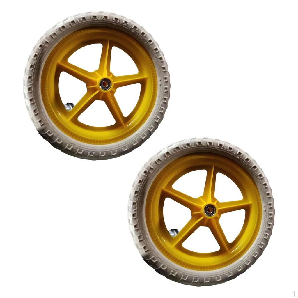 1 Pair 27cm Lightweight Non-slip Replacement Balance Bike Wheels Repair Birthday Gift Toys