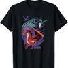 Dungeons & Dragons Red & Black Dragons Portrait T-Shirt