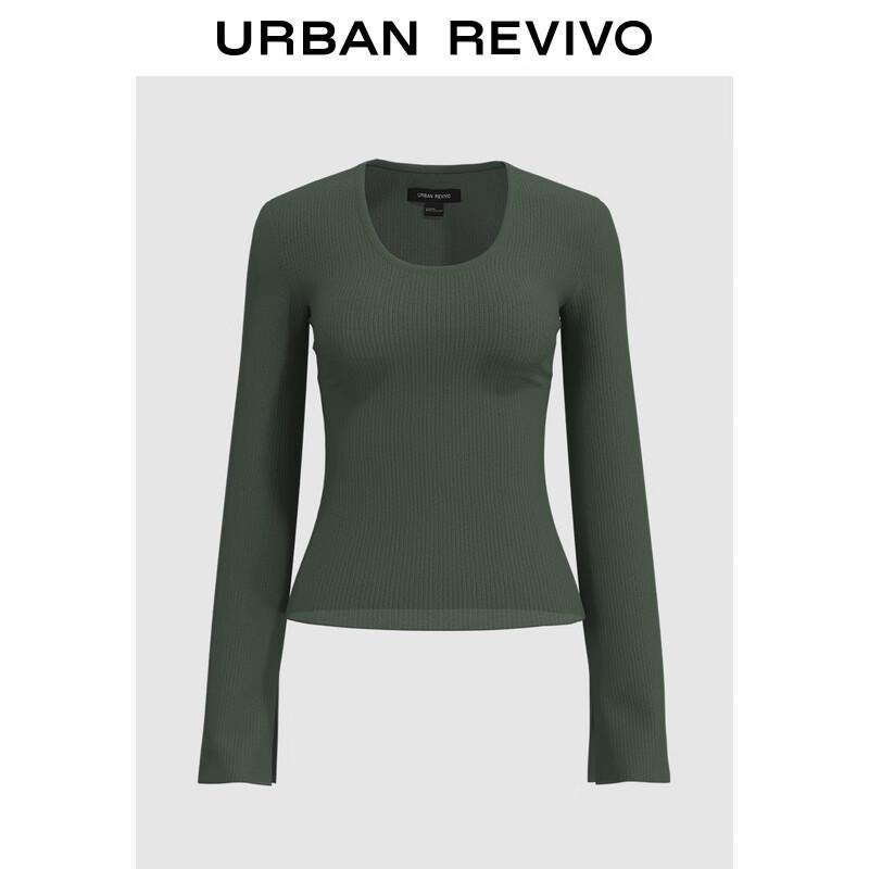 UR Women's Fall 2024 Basic Long-Sleeve Knit Top
