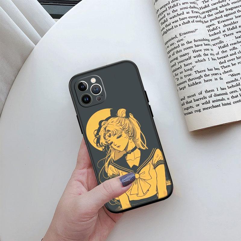 S-Sailors-wallpaper M-Moon Phone Case for Motorola Moto Edge 60 60s 70 G86 G56 G54 E14 G04S G45 G54 G64 Pro Power Neo Fusion