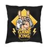 Роскошный чехол для подушки Just One More Game из полиэстера для видеоигр, геймер, наволочка для домашнего декора