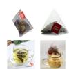 Aidour HM Tea Bags, Food-Grade Triangular Pyramid-Shaped Tea Bags, Empty Tea Bags, Filter Bags, 100 Count (6.58cm)