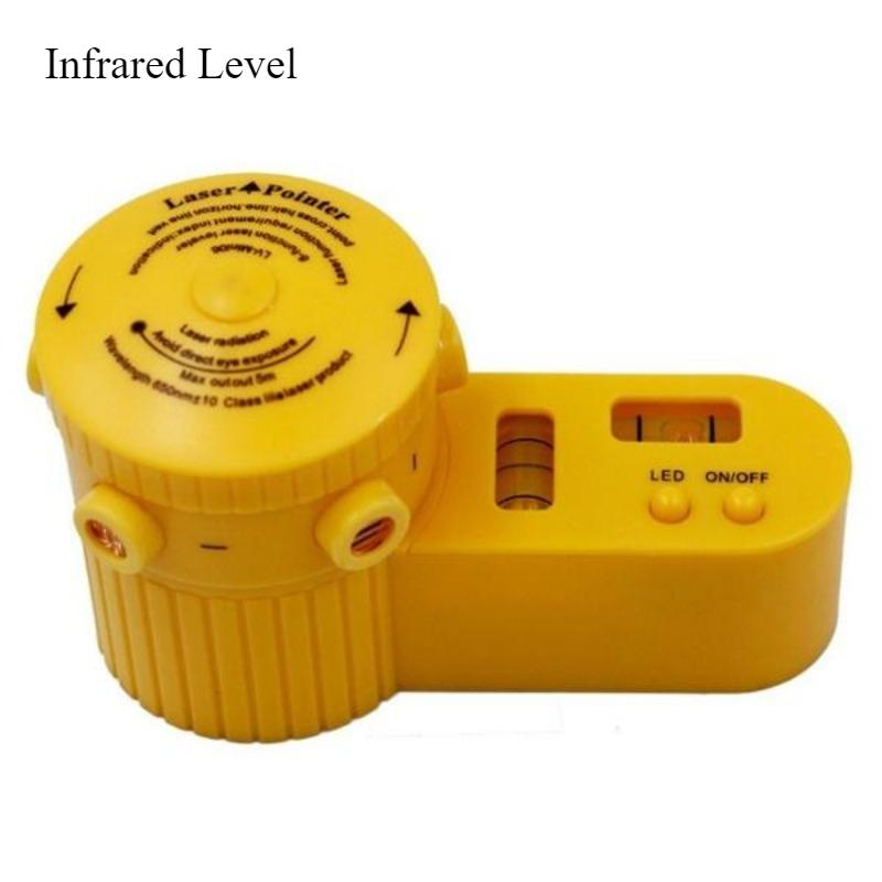 Недавно модернизированный многофункциональный лазерный уровень для керамической плитки с инфракрасным лучом и кронштейном для литья, линейный битер, может вращать бытовой уровень