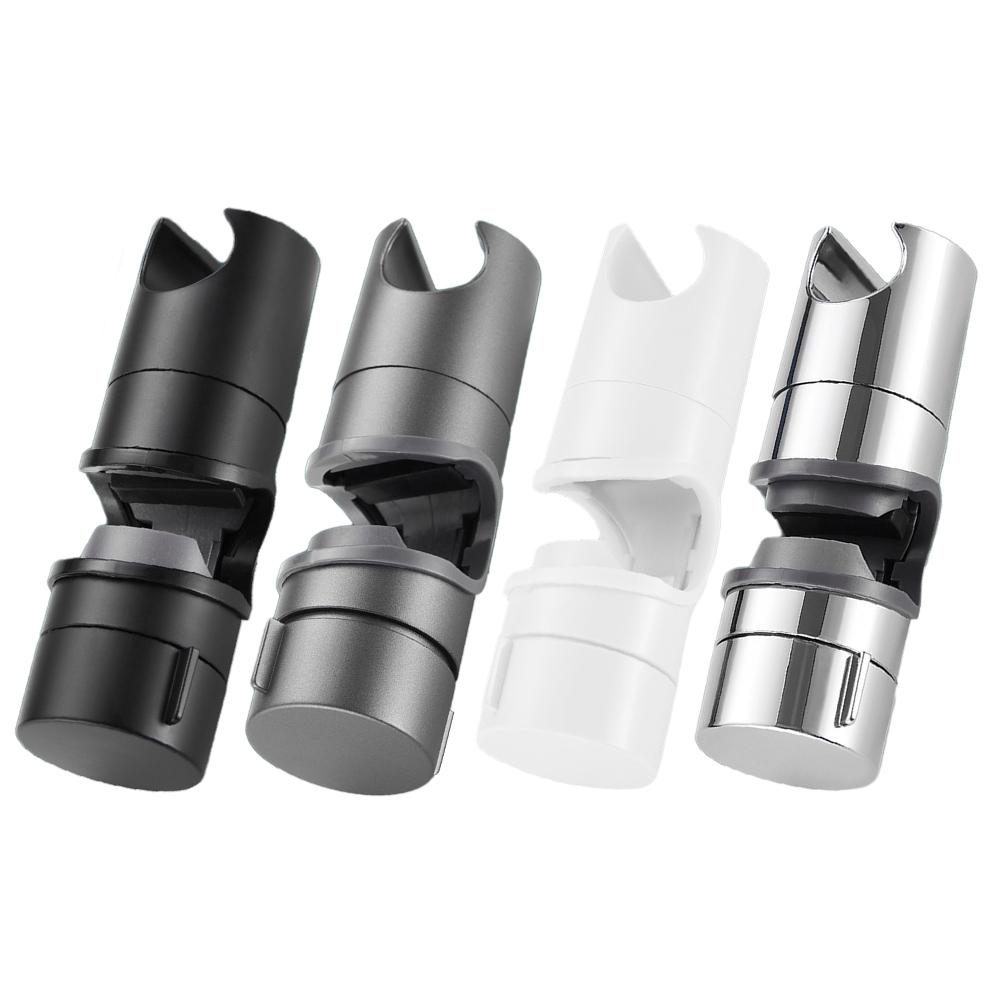 Хромированный АБС Держатель-слайдер для душевой штанги Регулируемый кронштейн для штанг 18 мм и 25 мм