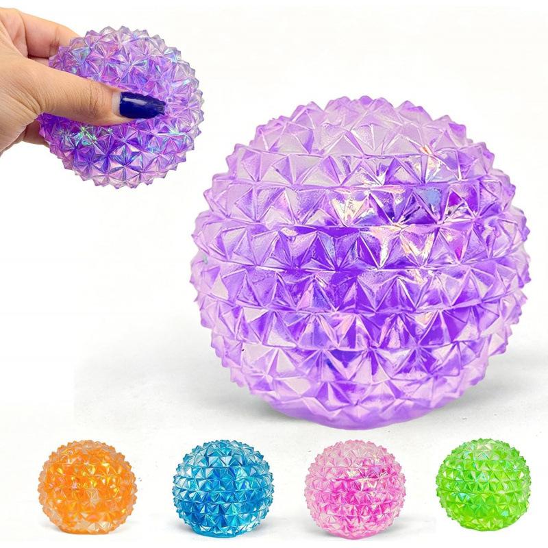 New Cute Stress Relief Squishy Ball Slow Rising Diamond Glitter Sensory Fidget Toy Gift