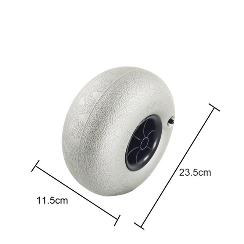 10 Inch Inflatable Balloon Wheels Sturdy PVC Tire Accessories for Kayak Cart Boat Trolley Outdoor Beach