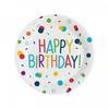 Paper Confetti Happy Birthday Disposable Plates (Pack of 8)