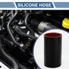 X AUTOHAUX Silicone Hose, Silicone Tube, Intercooler, Turbo, Intake Pipe, Black, Length 5.0 inches