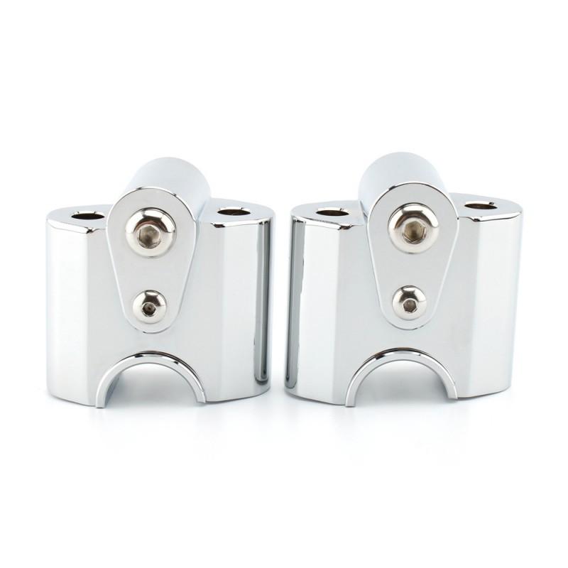 BMW R18 Custom Handlebar Risers Relocation Kit Chrome Finish Comfort Grip Mount Dreamer Edition