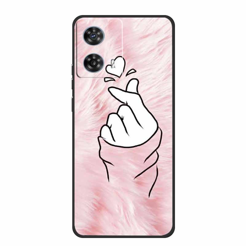 Phone Case For Moto Edge 50 Fusion Back Cover Case Shockproof Black Silicone Soft Funda For Motorola Edge 50 Fusion Case 6.7"