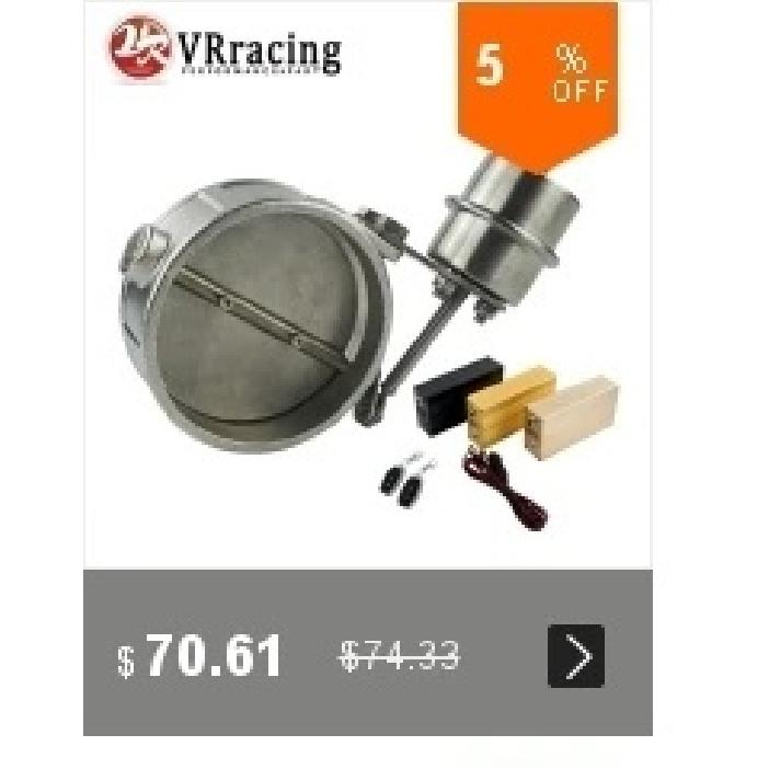 2.5" / 3" Cutout Stainless Steel Exhaust Cut Out Header Be Cut Pipe Electric Valve Exhaust Tip Muffler Kit With Remote Control
