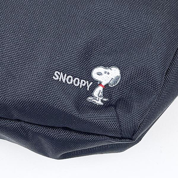 Мини-сумка через плечо Snoopy 2WAY, черная повседневная сумка маршрут SNOOPY