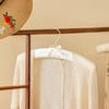 1Pc Embroidered Clothes Hanger Full Dress Wedding Clothes Hanger Photo Props Embroidery Pattern Creative Bow Ribbon Fabric