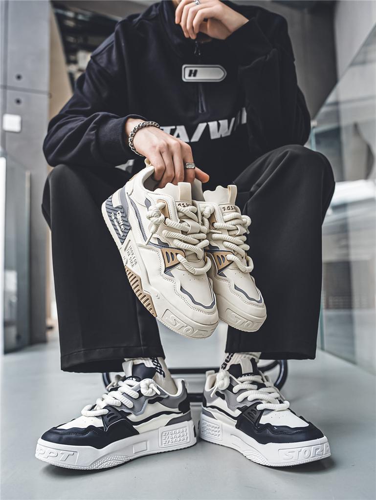 Мужская обувь Кроссовки Мужская повседневная обувь Дышащая удобная обувь для отдыха Роскошные массивные кроссовки для мужчин Спортивная обувь для бега Мужская обувь