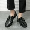 Fashion Extravagant Glossy Handmade Comfortable High-quality Leather Shoes Non Slip Men Advanced Casual Formal Business Office Loafers