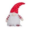 Light-Up Christmas Gnome Decoration Handmade Sequin Hat Faceless Dwarf Doll with Light Glowing Plush Elf Ornament Holiday Party Gift