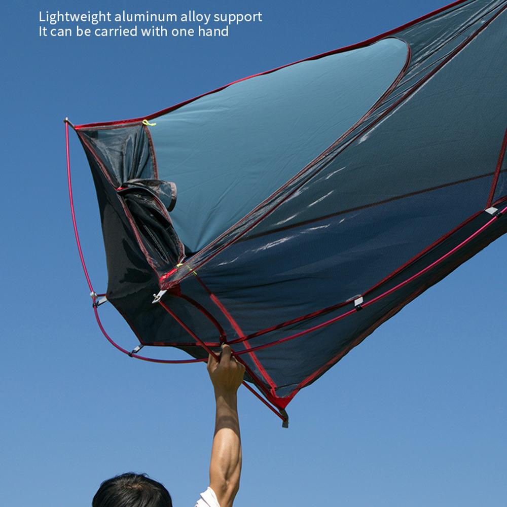Палатка для кемпинга на 1 человека для раскладушки Легкая водостойкая палатка для кемпинга на открытом воздухе, пеших походов, путешествий Палатка для кемпинга на 1 человека