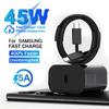 PD 45W Super Fast Charger For Samsung Galaxy S20 S24 S22 S21 S23 Note20 A53 A54 A05 A15 A25 A72 A73 A52 USB C Cable Fast Charging Charger Accessories