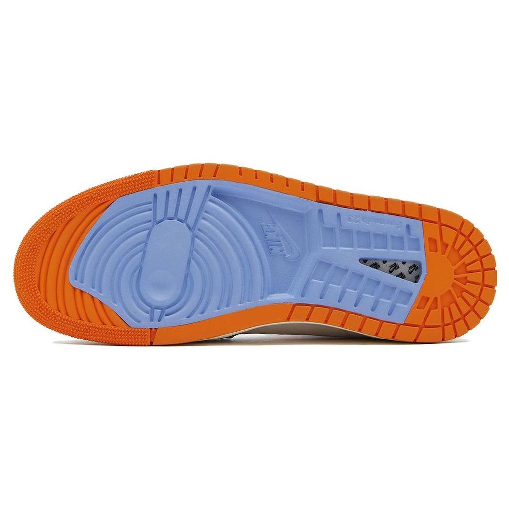 Air Jordan 1 High Zoom Comfort 2 Royal Pulse Alpha Orange Мужские кроссовки Синий Парус Светло-Серебристый DV1307-184