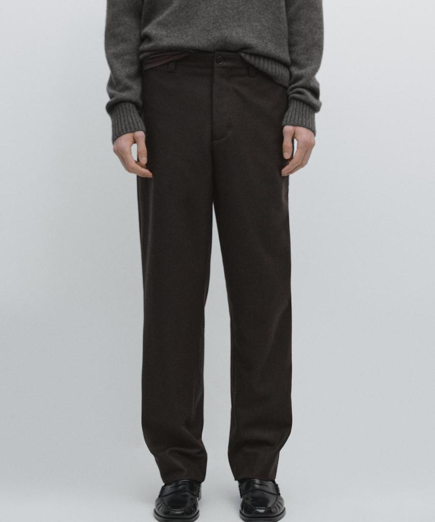 Шерстяные брюки Masimodutti Total Look