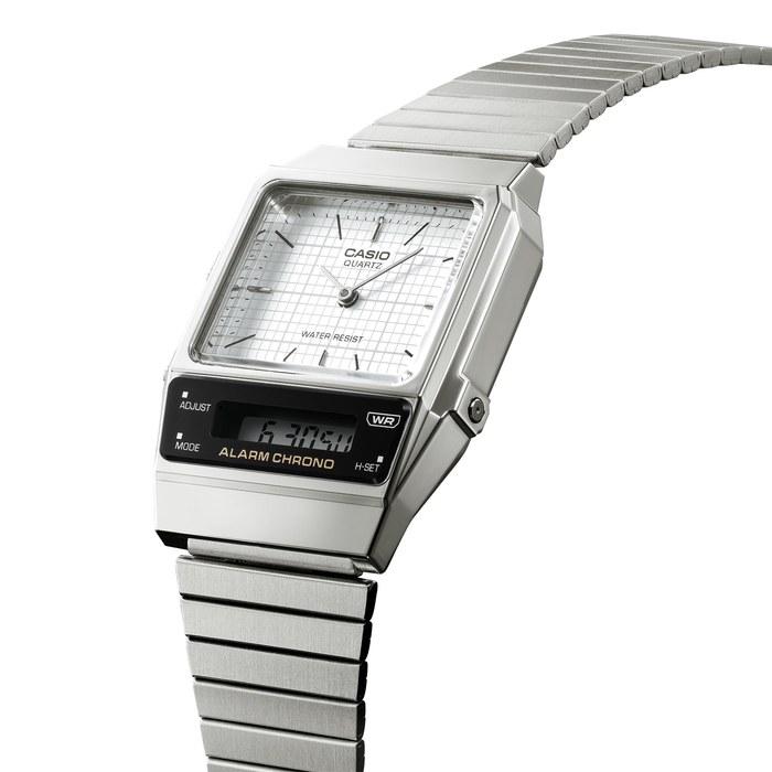 Casio Мужские часы AQ-800E-7A, белые