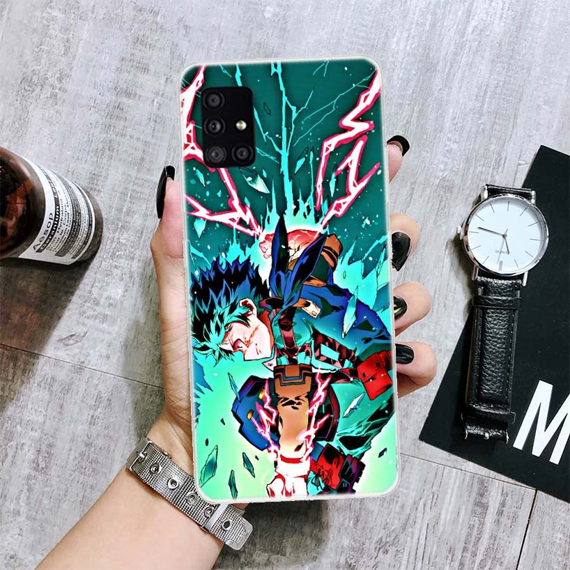 Чехол для телефона My Hero Academy Izuku Deku для Samsung Galaxy A52 A53 A12 A13 A22 A23 A32 A33 A72 A73 A42 A02S A03S 5G A50S Co.