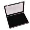 Transparent Glass Cover Medal Display Case Jewelry Case Badge Storage Box Chest Pin Display Box